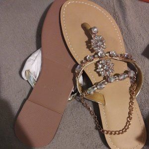Rhinestone sandals
